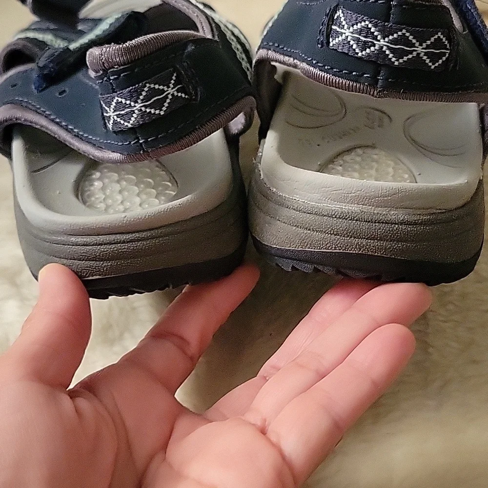 Dr. Scholl's Women's Navy Strappy Sandals. Gel Cushion Size 6M. - Picture 12 of 15